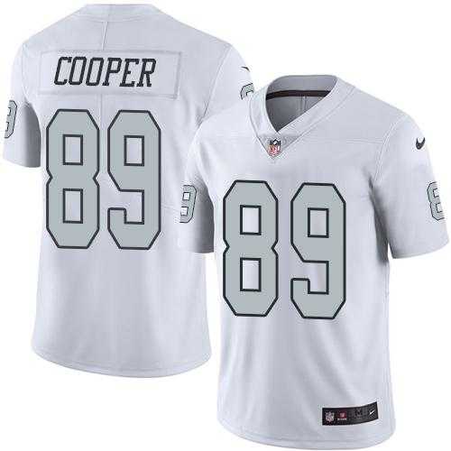 Nike Men & Women & Youth Raiders 89 Amari Cooper White Color Rush Limited Jersey,We sell and wholesale Nike Men & Women & Youth Raiders 89 Amari Cooper White Color Rush Limited Jersey on line form chian!